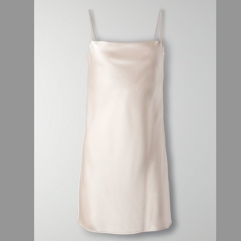 NWT Aritzia Satin Mini Slip Dress